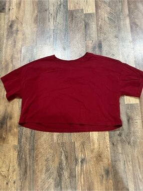 Source Unknown Women's Cropped Tee - Deep Red